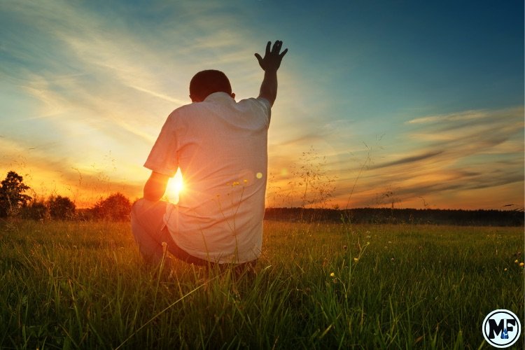 Mercy to Faith blog Images - A Man Praying To God for Strength When Feeling Spiritually Weak