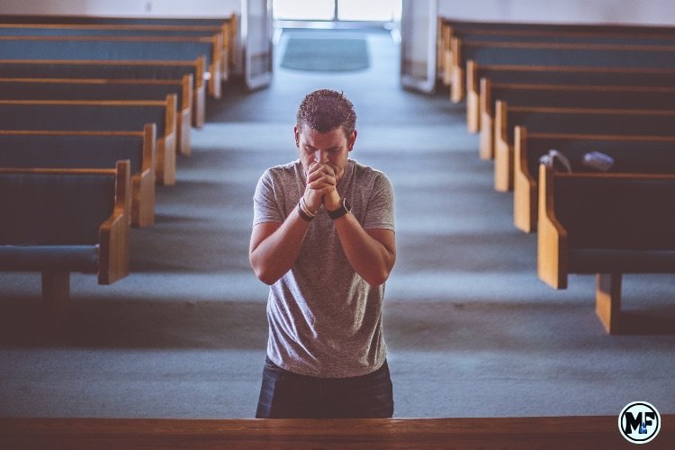 Mercy to Faith blog Images - A Man Praying Unto God