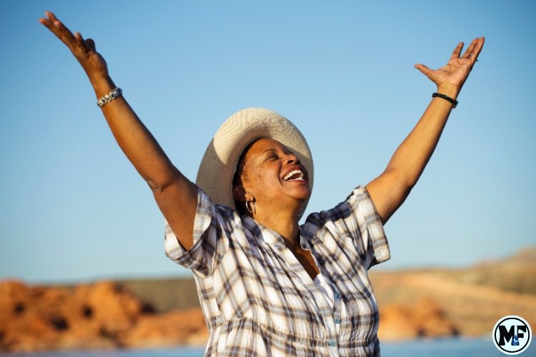 Mercy to Faith blog Images - A Woman Praising God