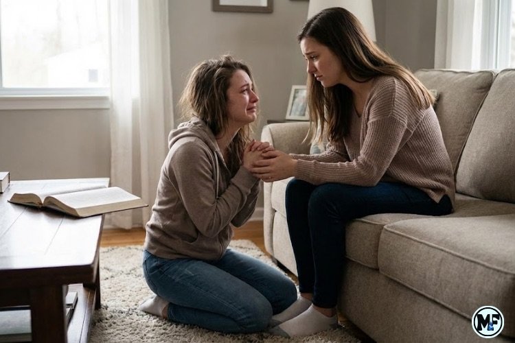 Mercy to Faith blog Images - A lady Friend Forgiving Her Friend