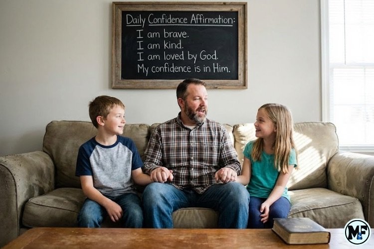 Mercy to Faith blog Images - Father Having a Chat with His Children