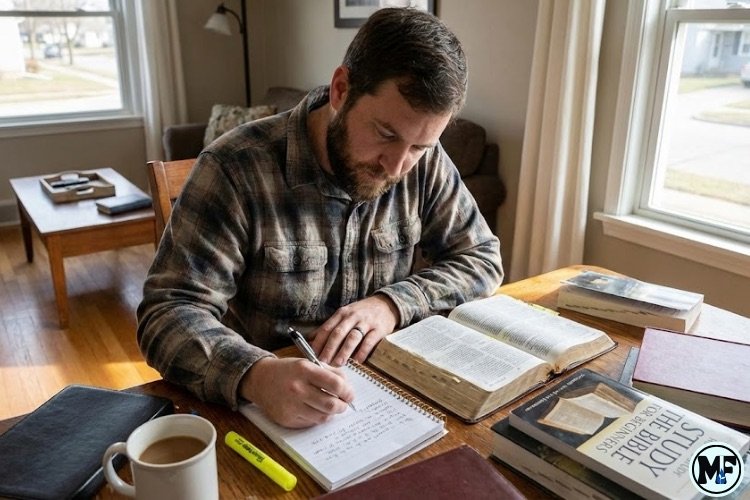 Mercy to Faith blog Images - How to Study the Bible as a Man