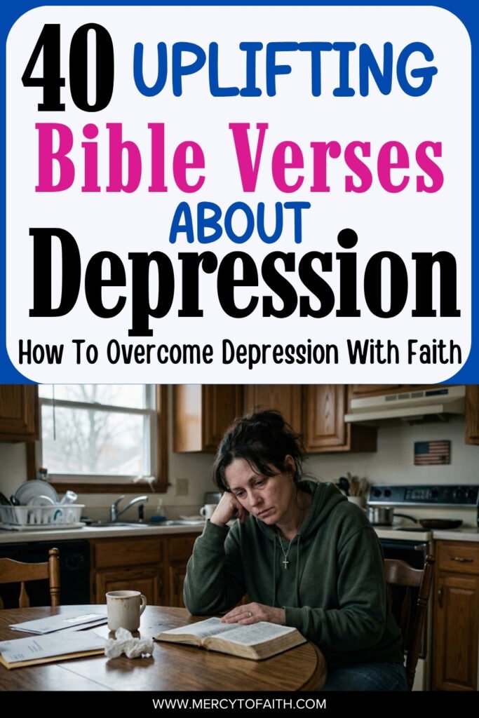 40 Uplifting Bible Verses About Depression_ How To Overcome Depression With Faith