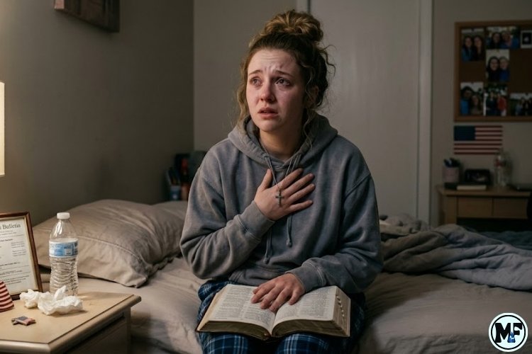 A Lady With Fear When You Feel Weak