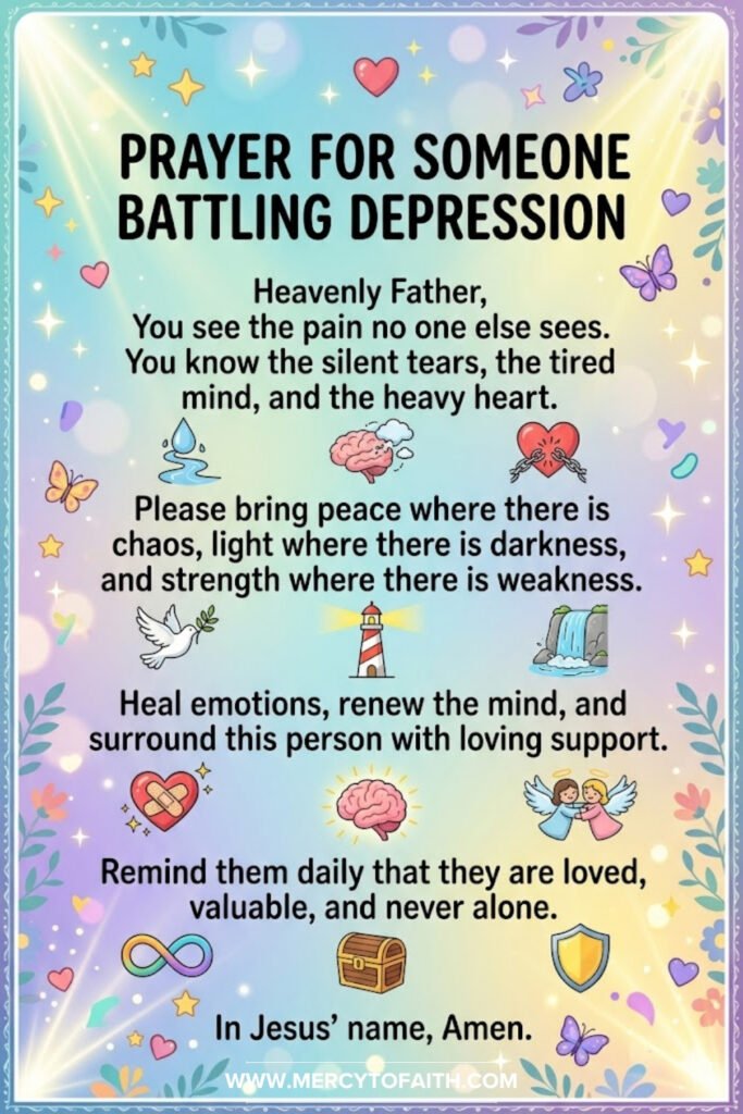 Prayer For Someone Battling Depression
