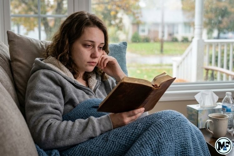 Christian Lady Reading Scriptures About Healing the Whole Person